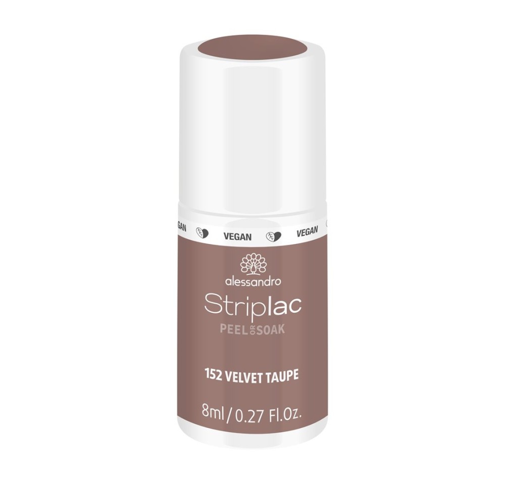 ALESSAN Striplac 2 0 Peel or Soak Velvet Taupe