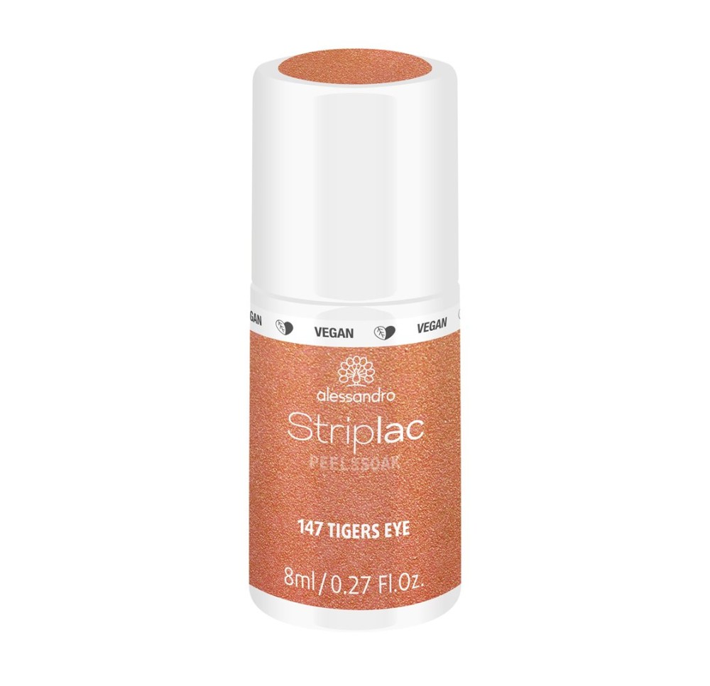 ALESSAN Striplac 2 0 Peel or Soak Tiger's Eye