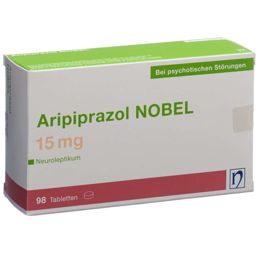 ARIPIPRAZOL NOBEL cpr 15 mg 98 pce