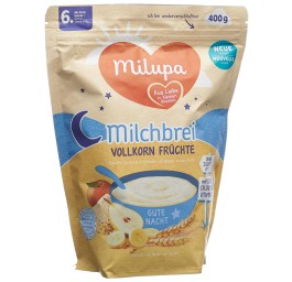 MILUPA bouillie lactée céréal comp fruit 6m+ 400 g