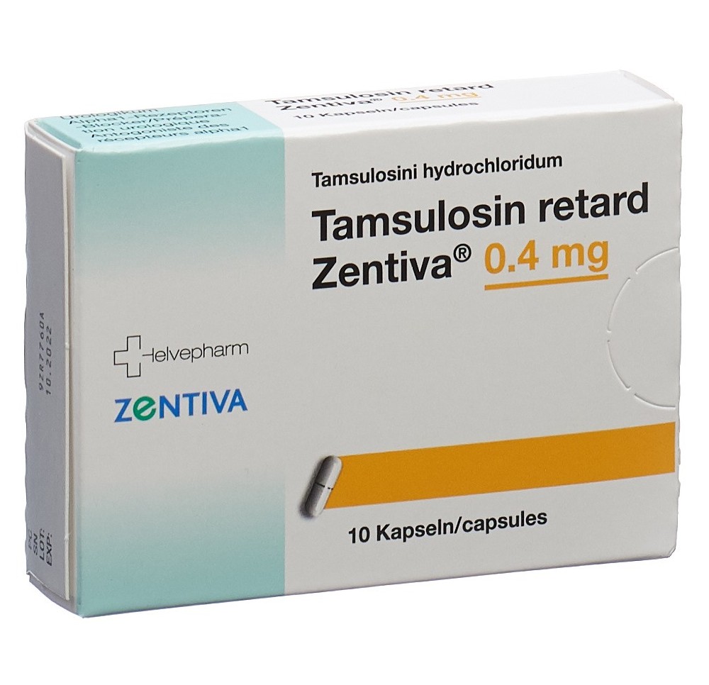 TAMSULOSIN retard Zentiva caps ret 0.4 mg 10 pce