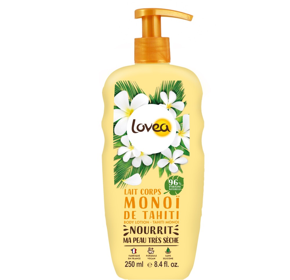 LOVEA lait corps nourrissant monoï 250 ml