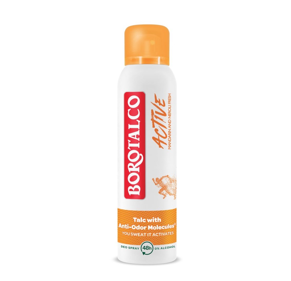 BOROTALCO Deo Active spray mandar néro 150 ml