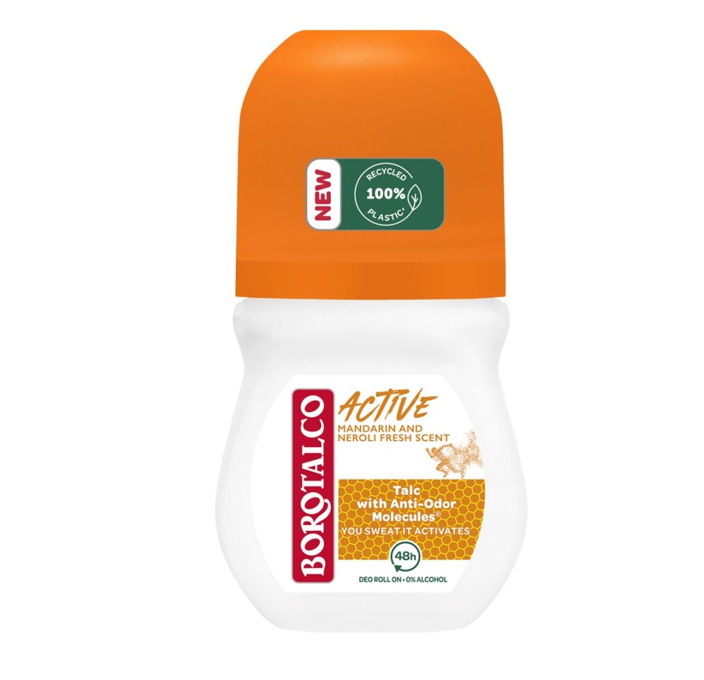 BOROTALCO Deo Active roll on manda néro 50 ml