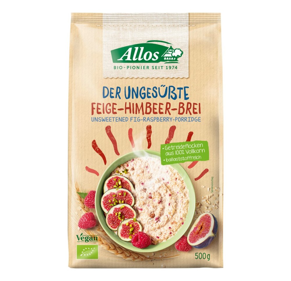 ALLOS Bouillie figue-framboise non sucrée 500 g