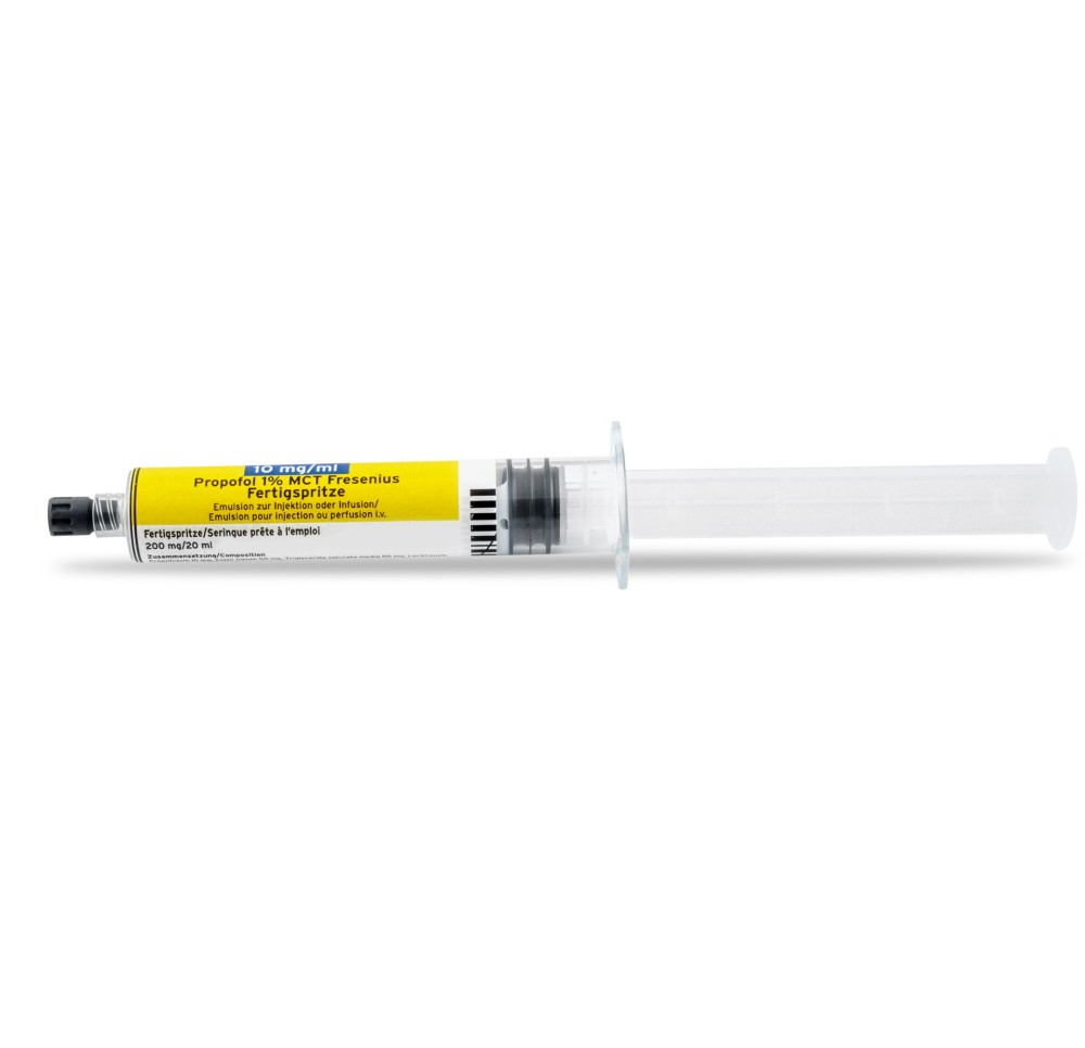 PROPOFOL 1% MCT Fresenius 200 mg/20ml ser pr 6 pce