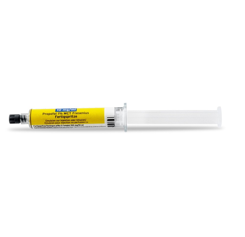 PROPOFOL 1% MCT Fresenius 100 mg/10ml ser pr 6 pce