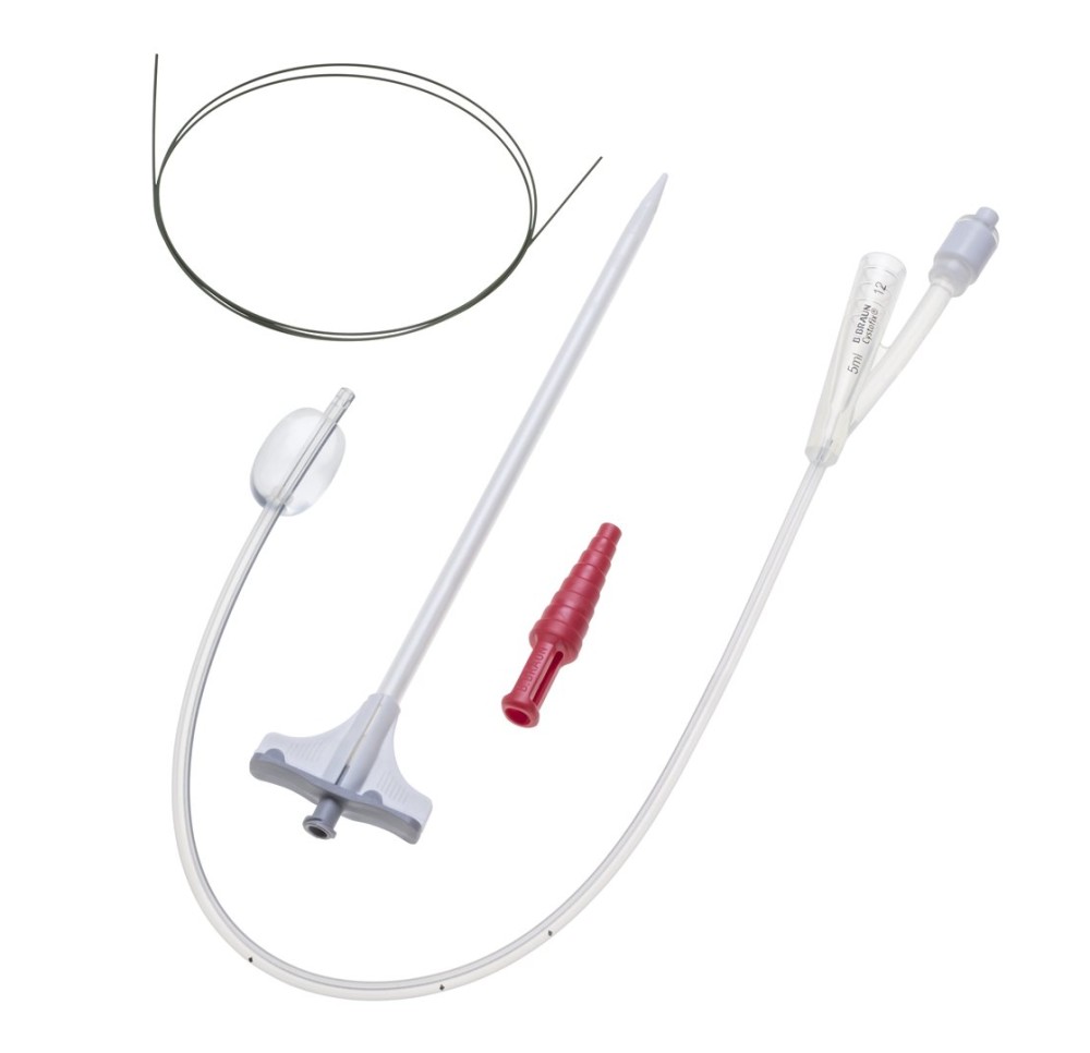 CYSTOFIX set rechange dilat CH12 40cm droit 5 pce