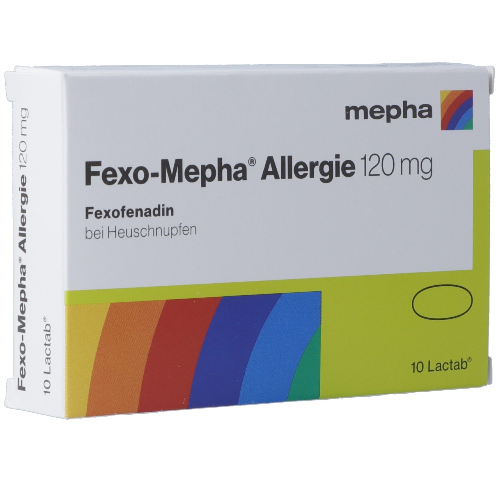 FEXO Mepha Allergie Lactab 120 mg 10 pce