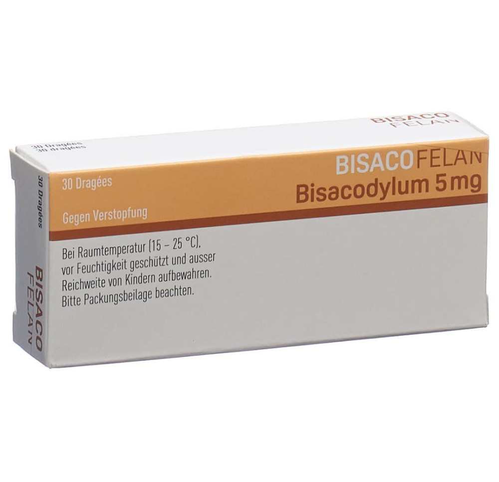 BISACOFELAN drag 5 mg 30 pce