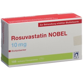 ROSUVASTATIN NOBEL cpr pell 10 mg 105 pce