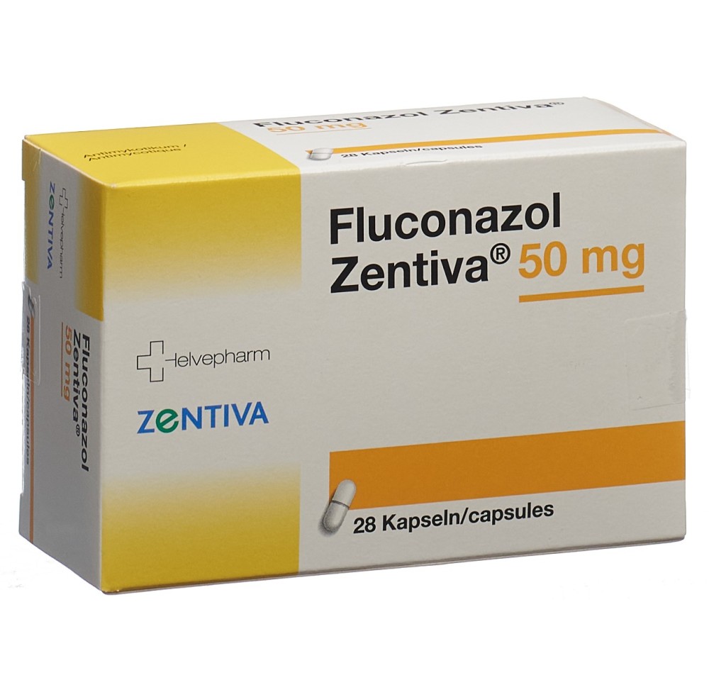 FLUCONAZOL Zentiva caps 50 mg 28 pce