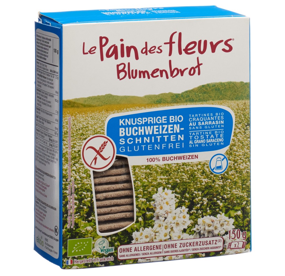 LE PAIN DES FLEURS tartines croq sarras s su 150 g