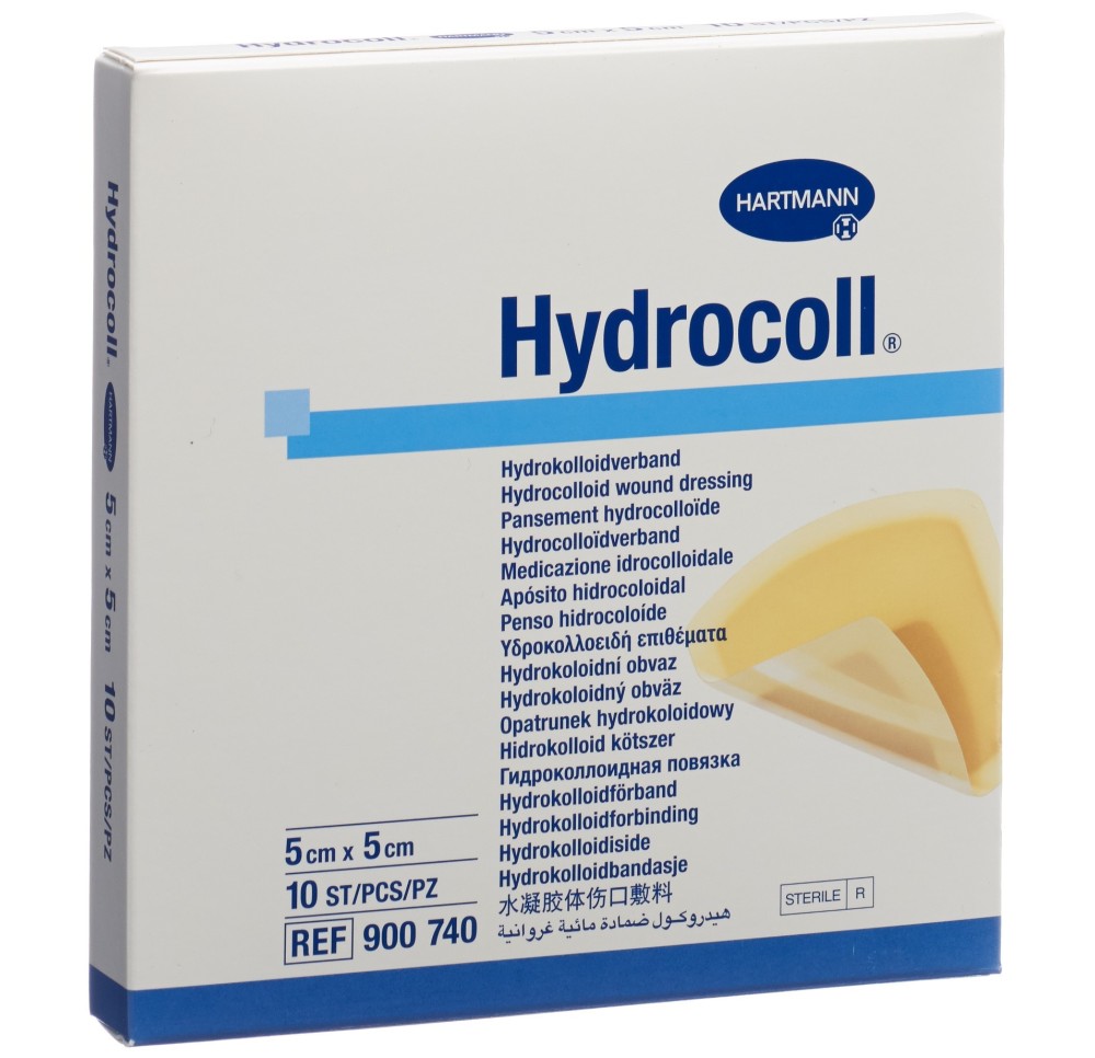 HYDROCOLL pansement hydrocolloide 5x5cm 10 pce