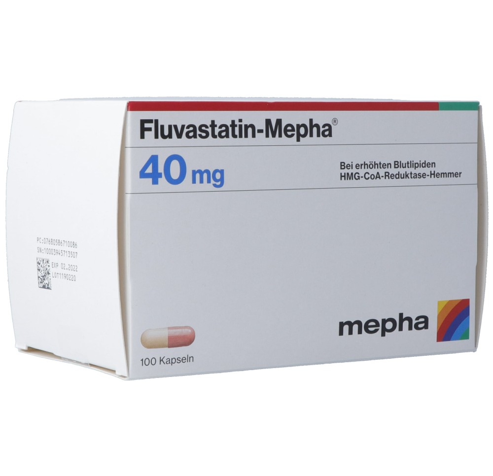 FLUVASTATIN Mepha caps 40 mg 100 pce