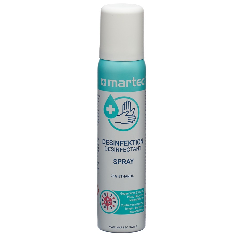 MARTEC Désinfectant spray pour mains aéros 100 ml