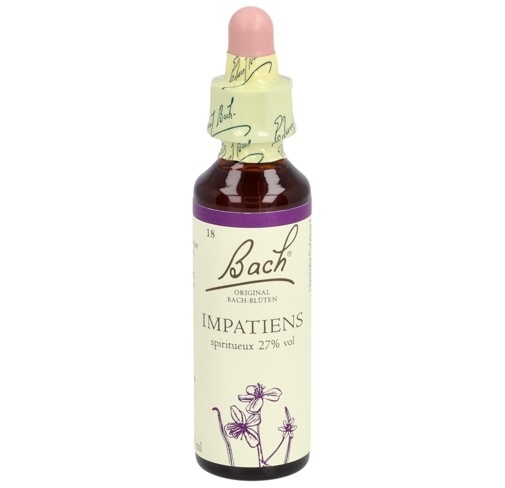 FLEURS DE BACH original impatiens no18 20 ml