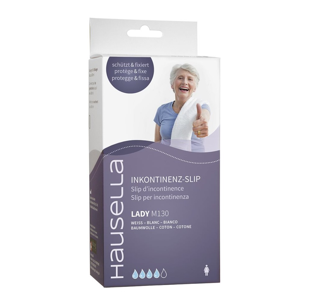 HAUSELLA slip incon Lady M130 M bl cot mem PU