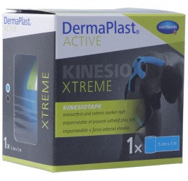 DERMAPLAST Active Kinesiotape Xtreme 5cmx5m bleu