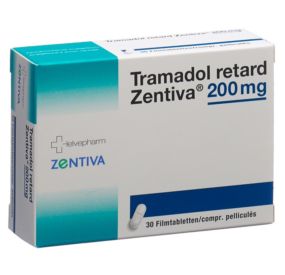 TRAMADOL retard Zentiva 200 mg 30 pce