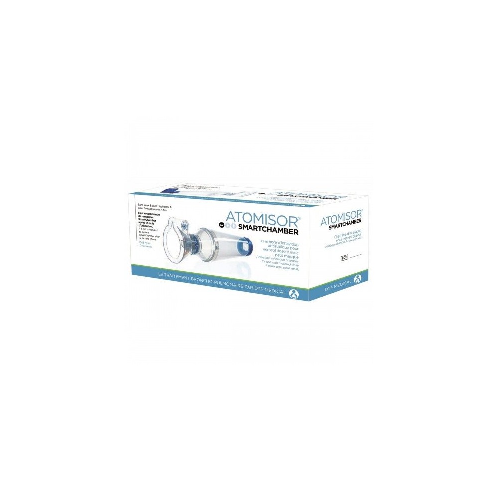 DTF Chambre inhalation aéro doseur masque 0-18mois