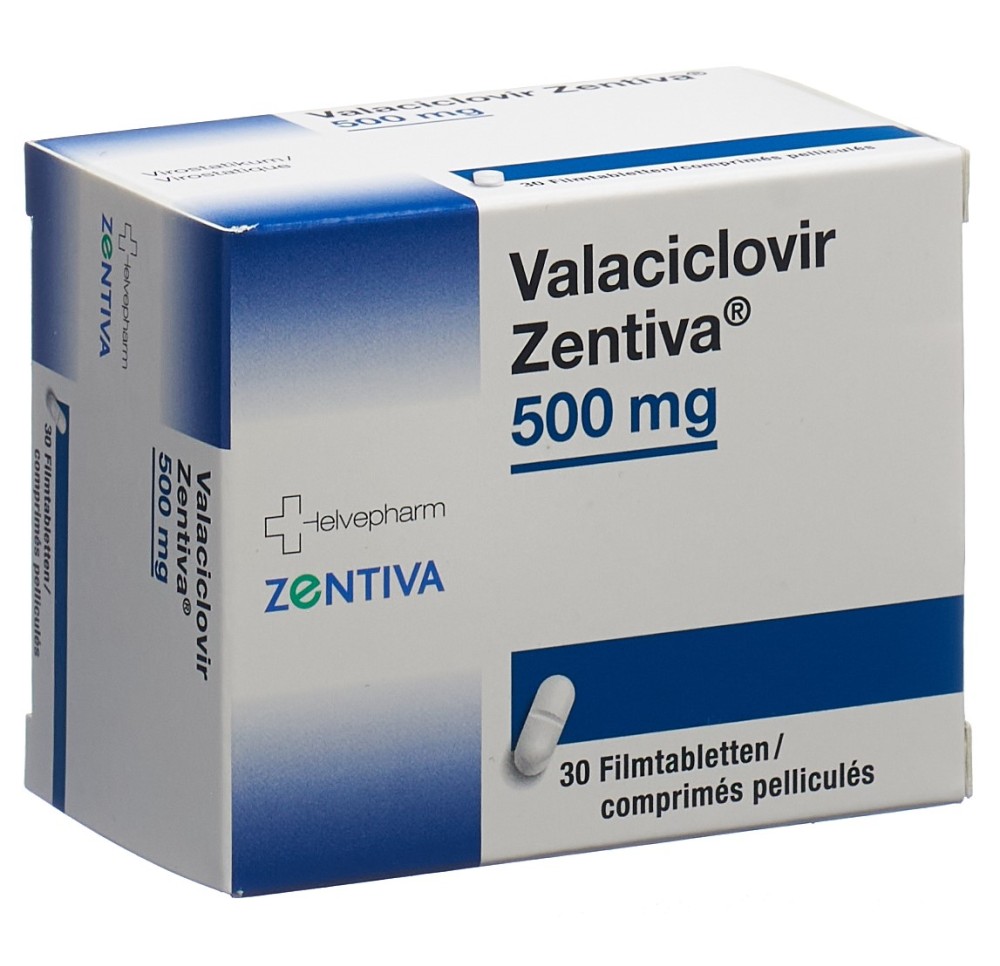 VALACICLOVIR Zentiva cpr pell 500 mg 30 pce