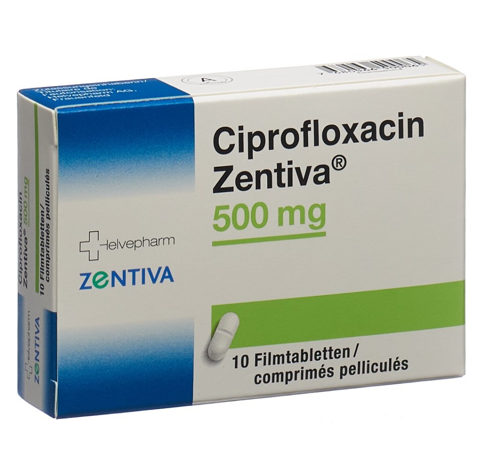 CIPROFLOXACIN Zentiva cpr pell 500 mg 10 pce