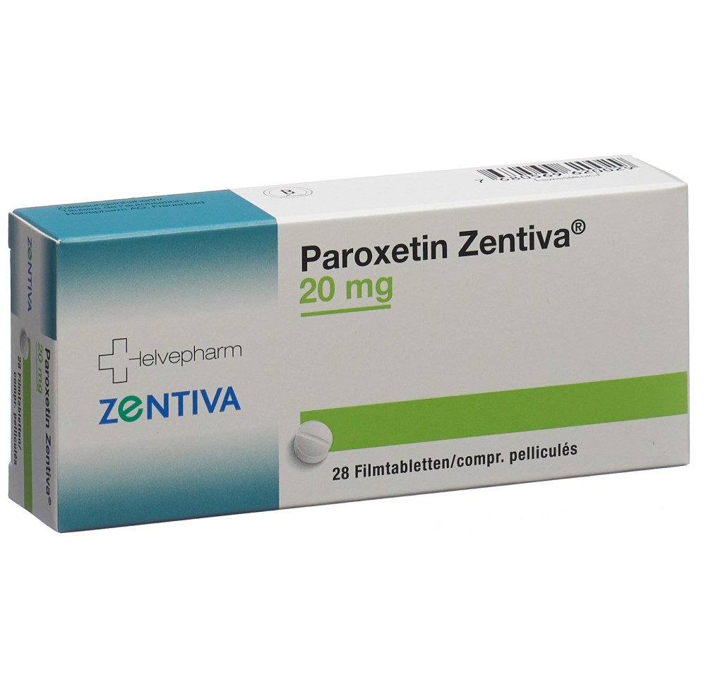 PAROXETIN Zentiva cpr pell 20 mg 28 pce