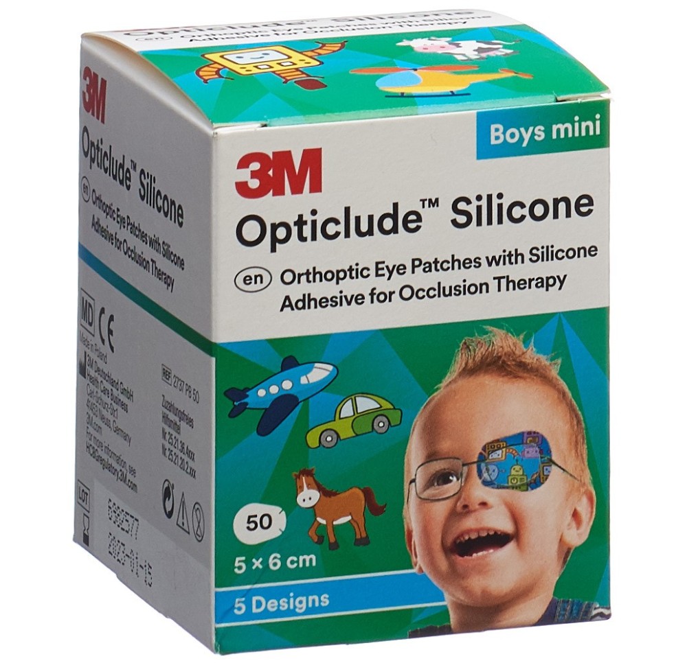 3M OPTICLUDE Sil pansem 5x6cm mini boys (n) 50 pce
