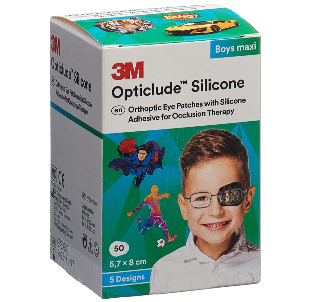 3M OPTICLUDE Sil pansem 5.7x8cm maxi bo (n) 50 pce