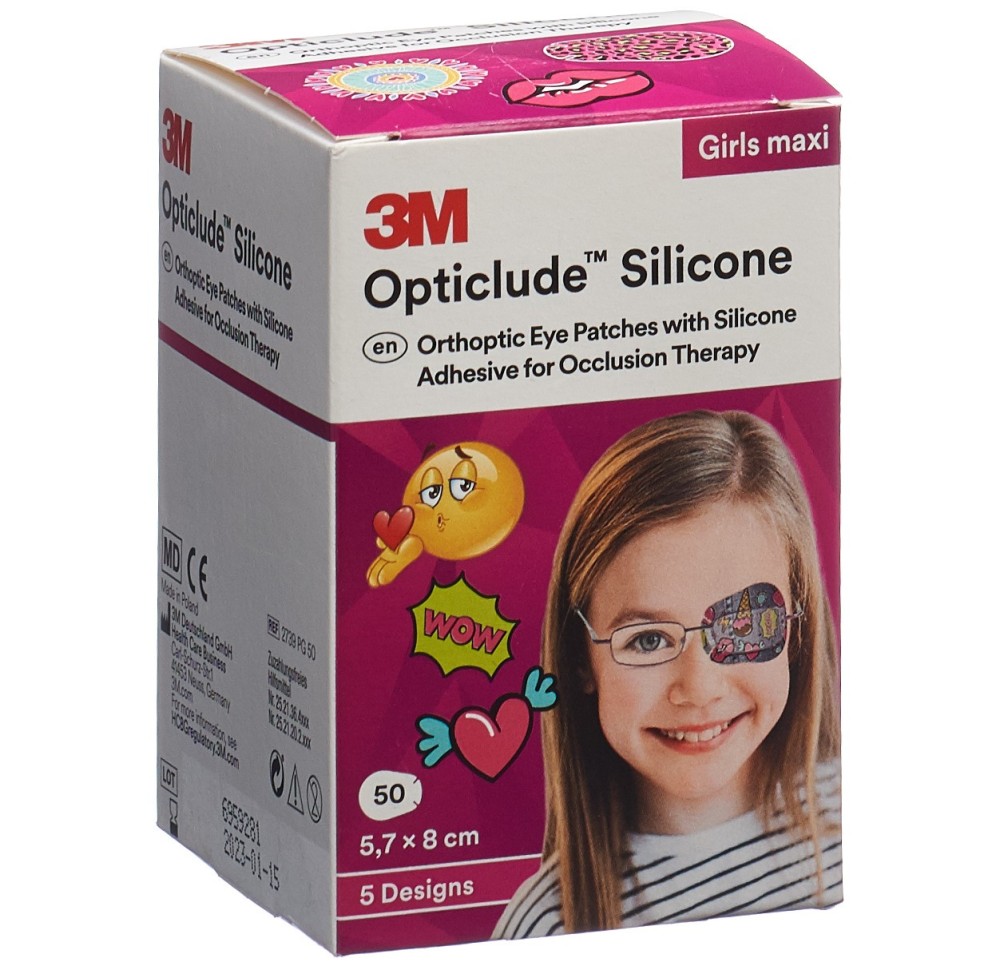 3M OPTICLUDE Sil pansem 5.7x8cm maxi gi (n) 50 pce