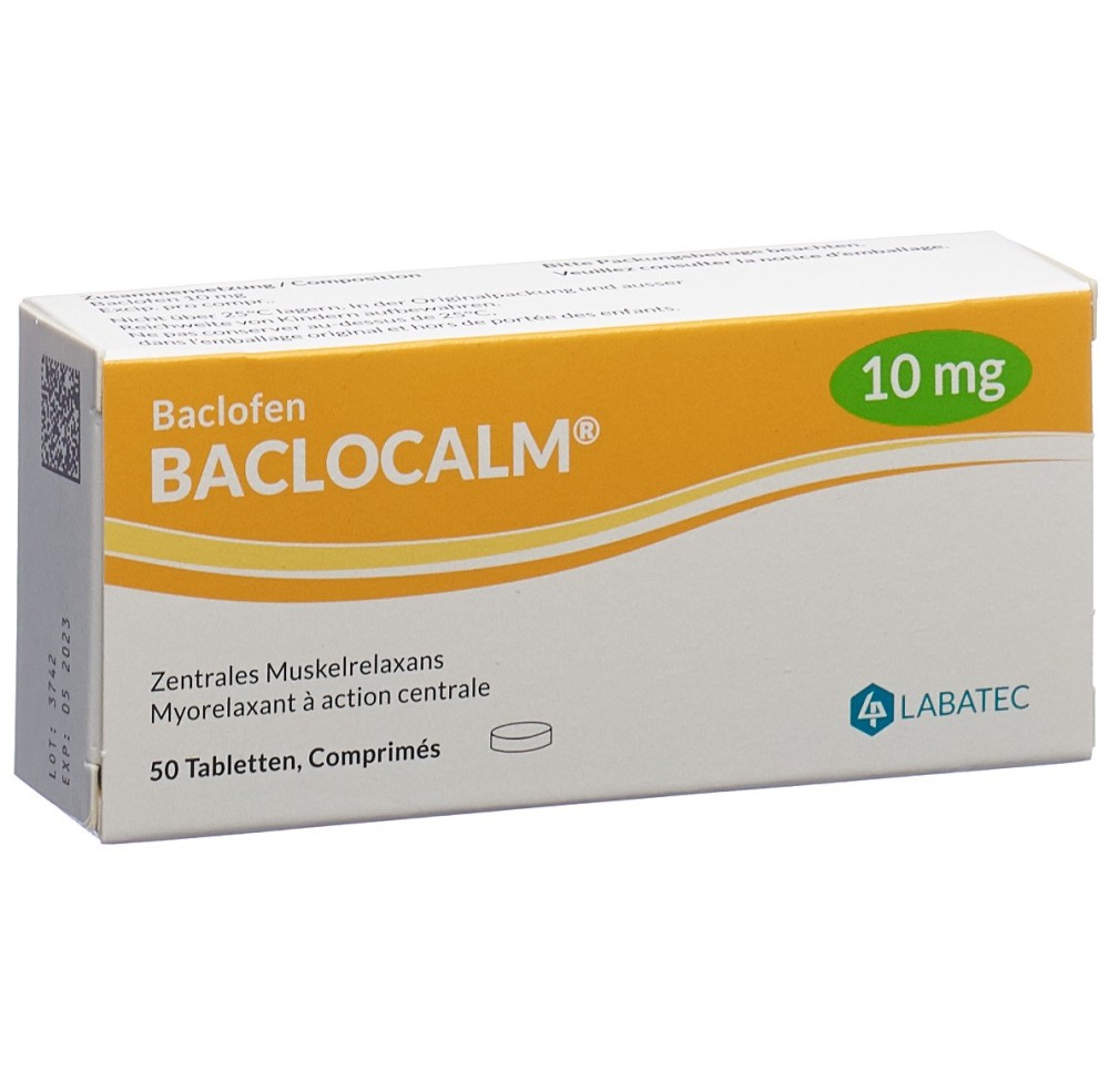 BACLOCALM cpr 10 mg 50 pce