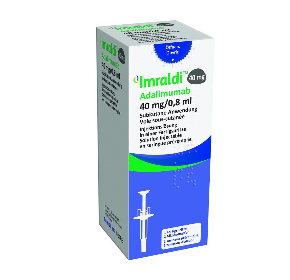 IMRALDI sol inj 40 mg/0.8ml ser préremp 0.8 ml