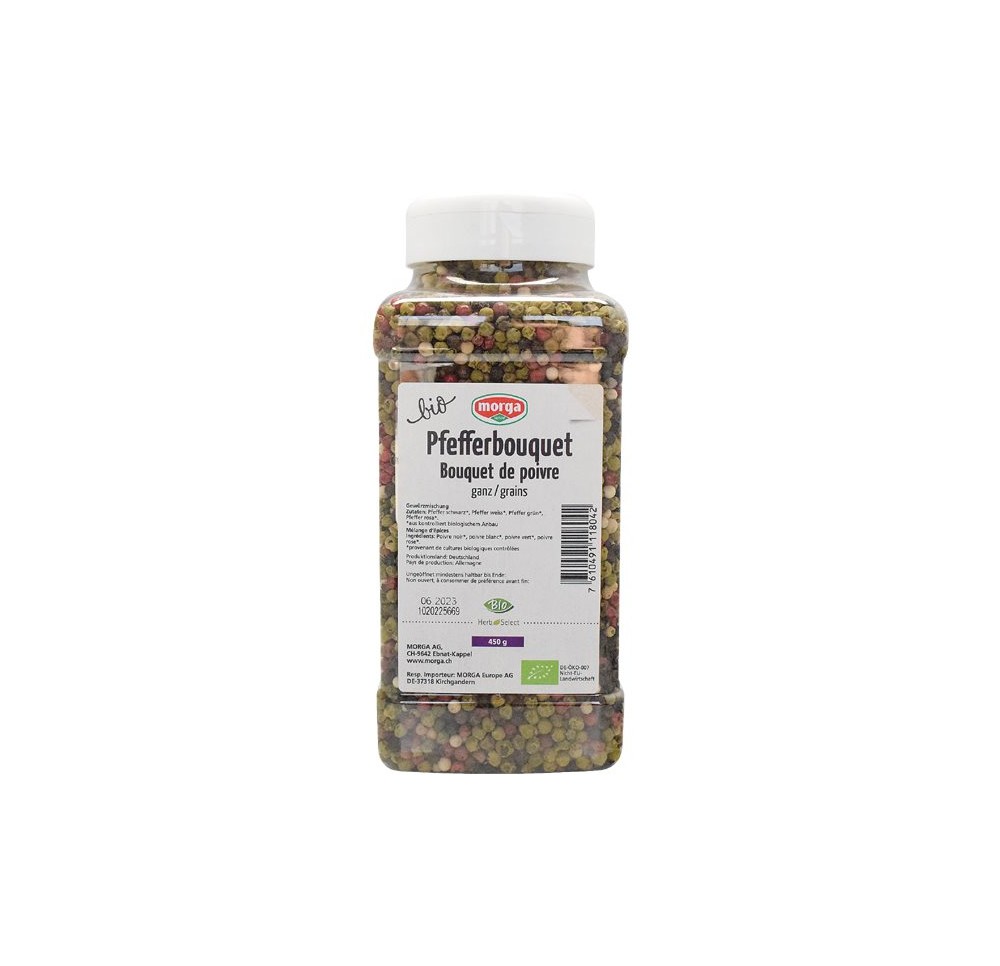 MORGA épice bouquet poivre entiers bio bte 450 g