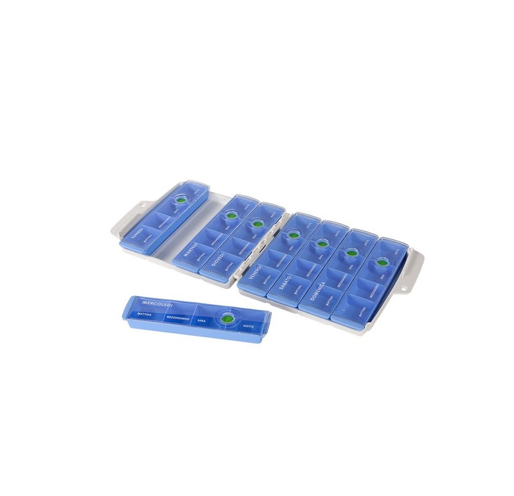 WIBOX Pro pilulier 7 jours 4cases/jour coffret it