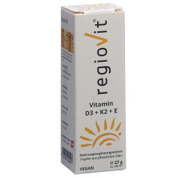 REGIOVIT Vitamin D3 + K2 + E gouttes 27 g