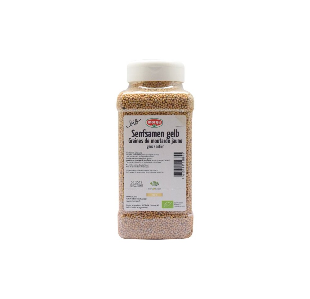 MORGA épice grain moutarde jaune entier bio 750 g