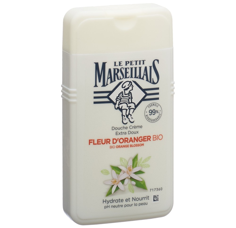 LE PETIT MARSEILLAIS douche cr BIO fl orang 250 ml