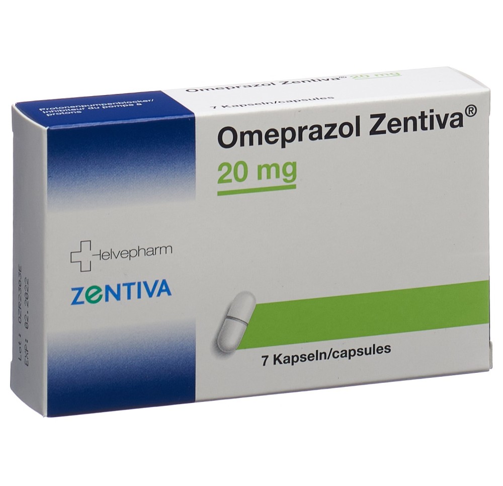 OMEPRAZOL Zentiva caps 20 mg 7 pce