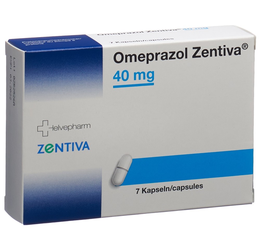 OMEPRAZOL Zentiva caps 40 mg 7 pce