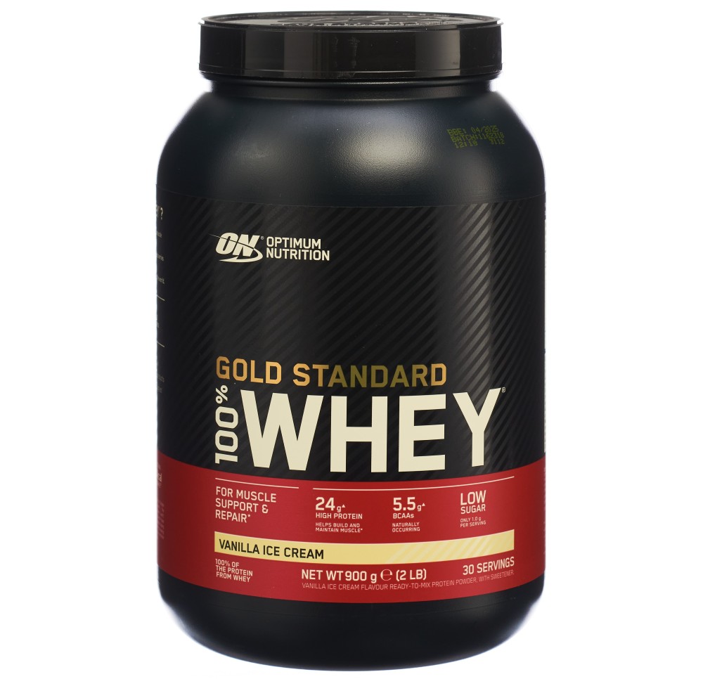 OPTIMUM 100% Whey Gold Std Vanilla Ice 2lb 900 g