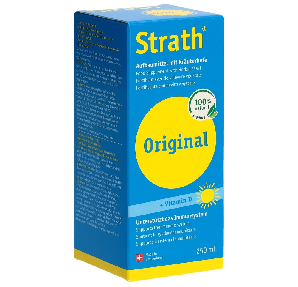 STRATH Original liq Fortifiant avec vit D 250 ml