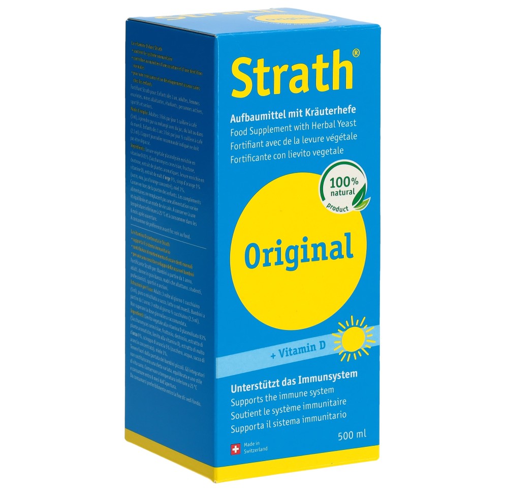STRATH Original liq Fortifiant avec vit D 500 ml