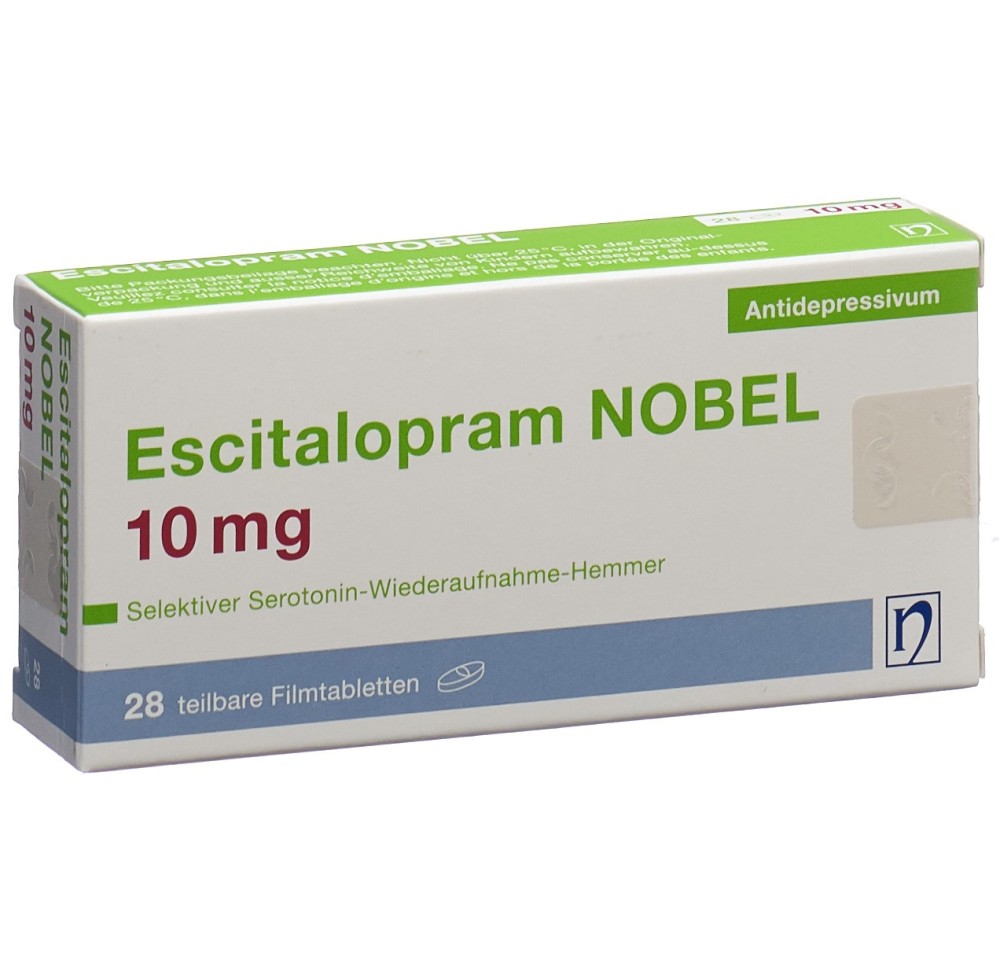 ESCITALOPRAM NOBEL cpr pell 10 mg 28 pce