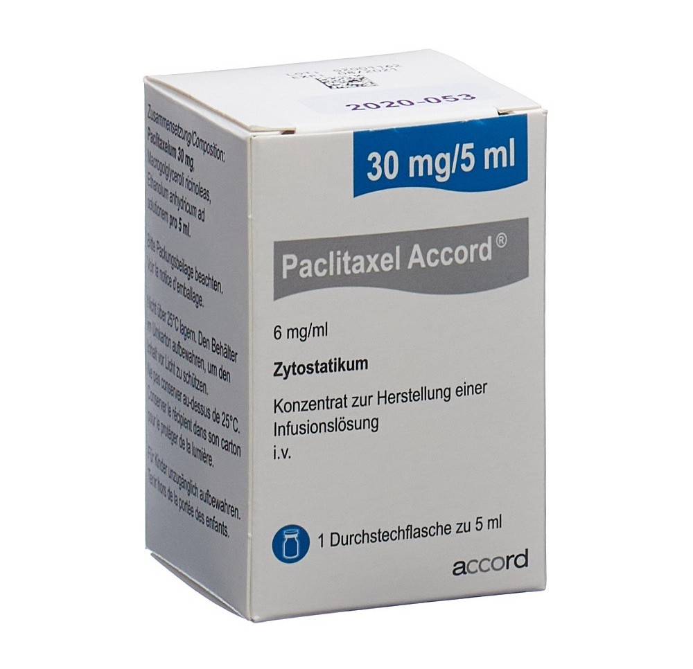PACLITAXEL Accord 30 mg/5ml flac 5 ml