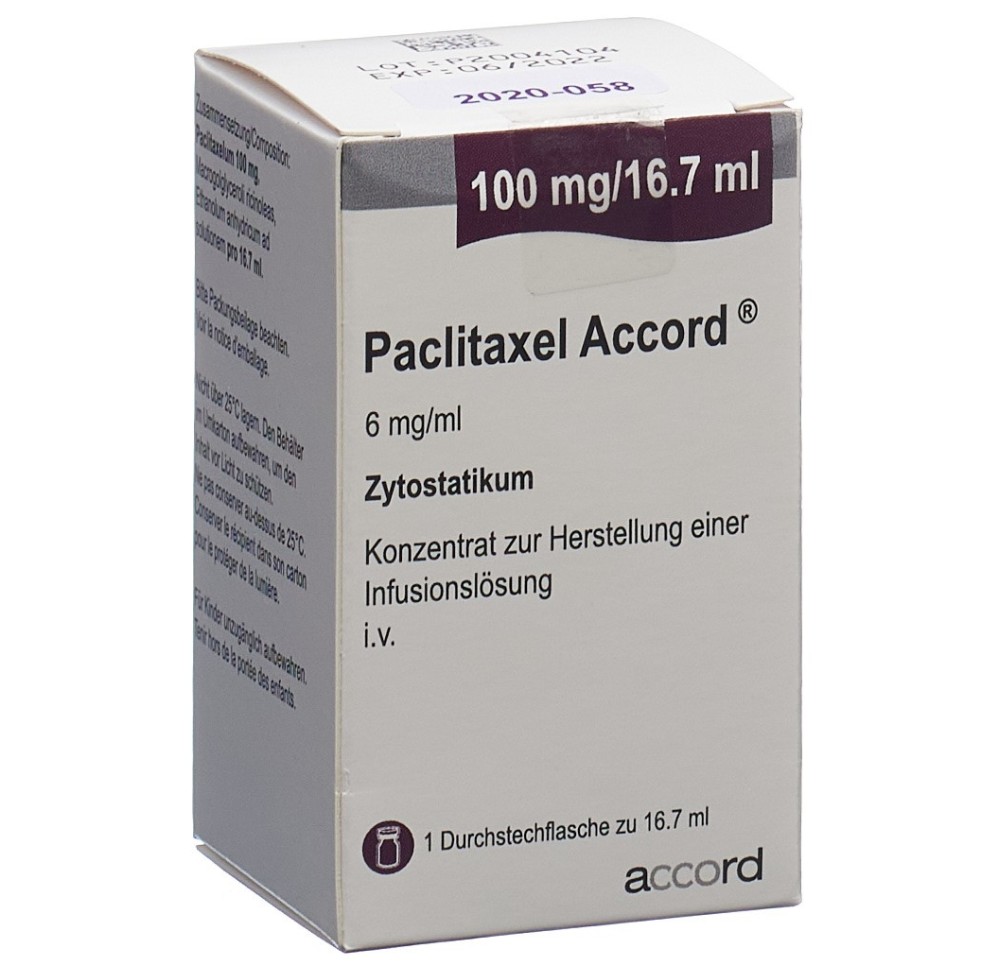 PACLITAXEL Accord 100 mg/16.7ml flac 16.7 ml