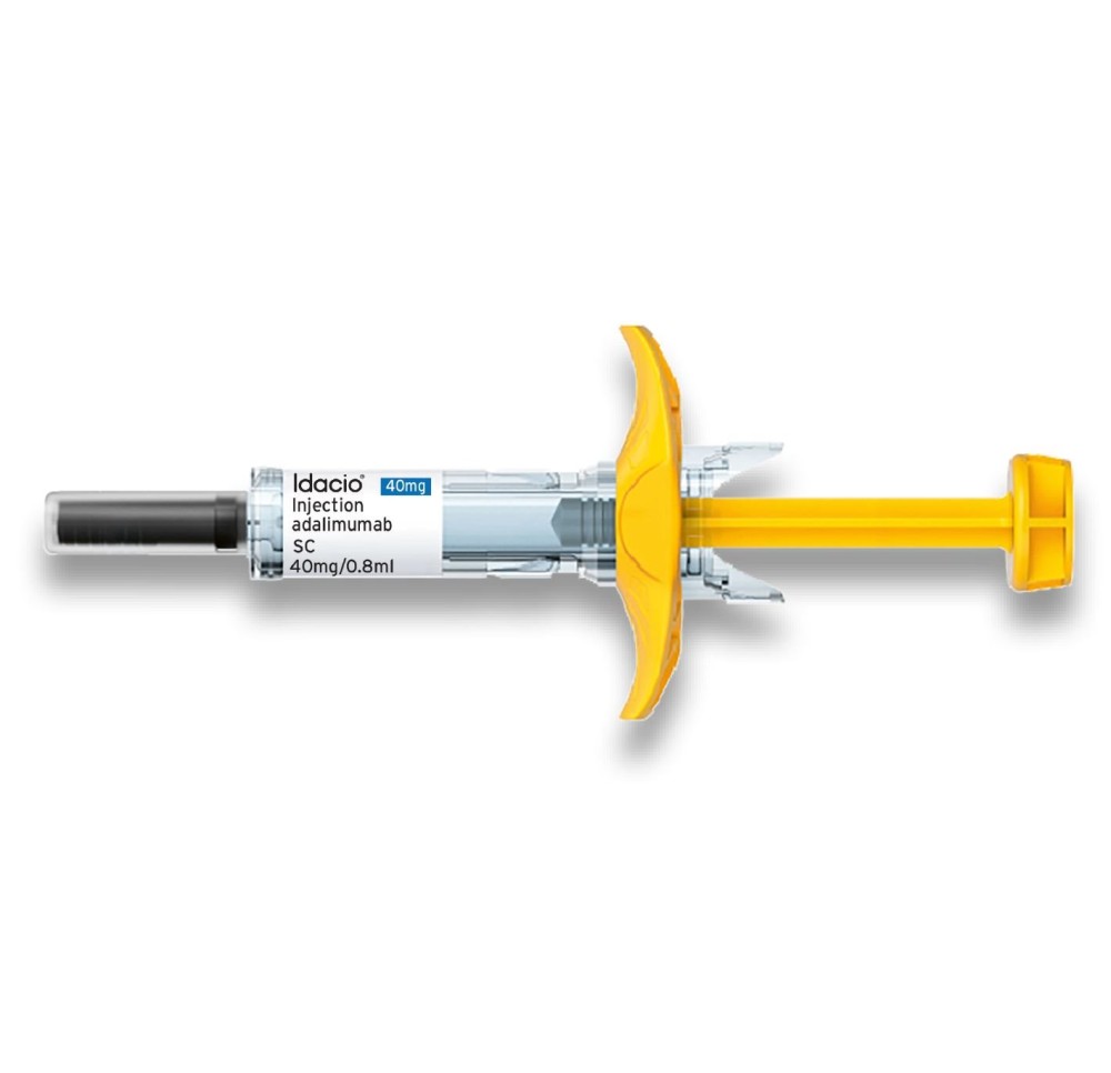 IDACIO sol inj 40 mg/0.8ml seringue prête 2 pce