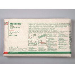 METALLINE drap de lit absorbante 73x250cm stérile