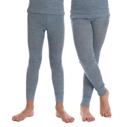 EUSANA kids caleçon long Gr116 bleu clair chiné