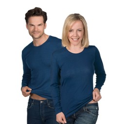 EUSANA sport manches longues L marine unisexe